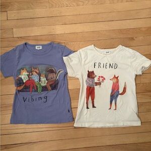 Oeuf Organic Cotton Tees, 4-5